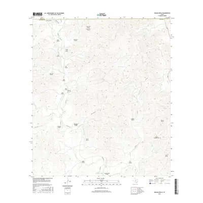 2016 Map of Reagan Wells, 2016 Print