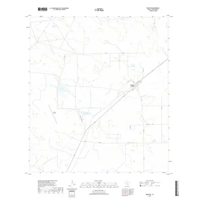 2019 Map of Realitos, 2019 Print