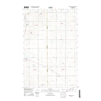 2014 Map of Reardan East, 2014 Print