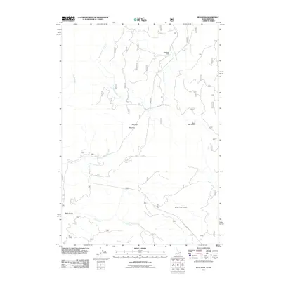2011 Map of Reas Pass, 2011 Print