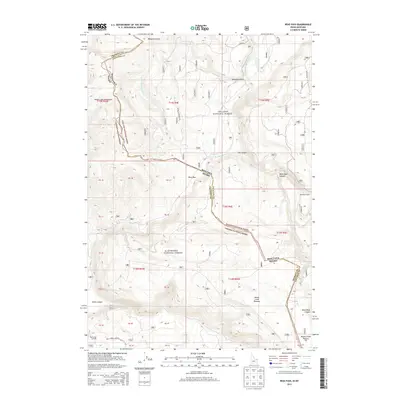 2013 Map of Reas Pass, 2013 Print
