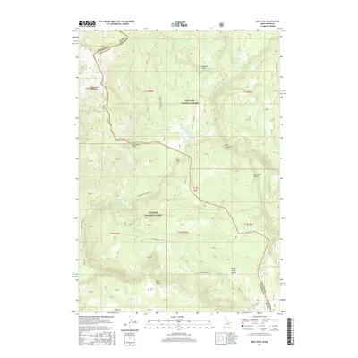 2017 Map of Reas Pass, 2017 Print