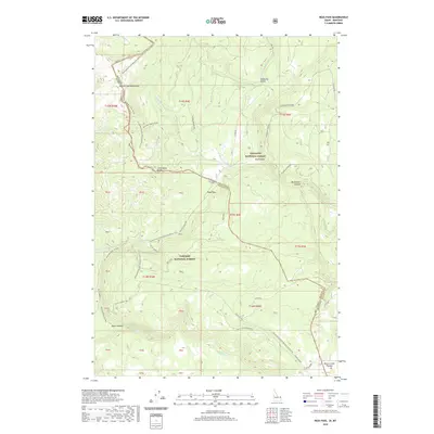 2020 Map of Reas Pass, 2020 Print