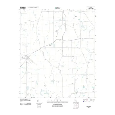 2011 Map of Rebecca, 2011 Print