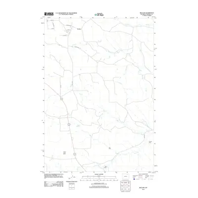 2012 Map of Recluse, 2012 Print