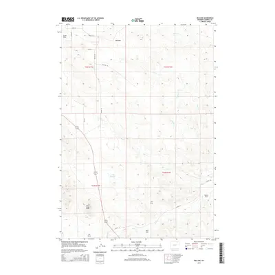 2015 Map of Recluse, 2015 Print