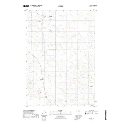 2017 Map of Recluse, 2017 Print