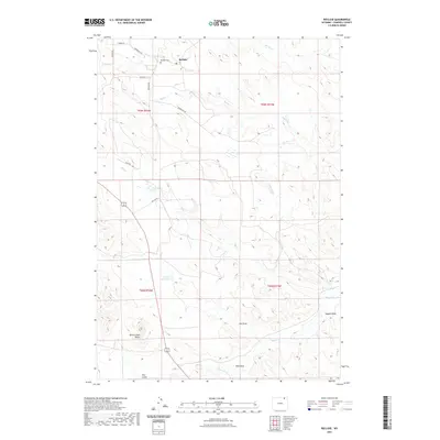 2021 Map of Recluse, 2021 Print
