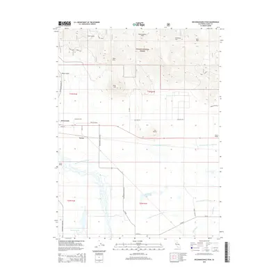 2015 Map of Reconnaissance Peak, 2015 Print