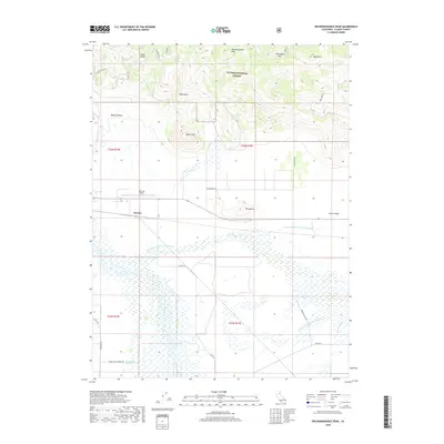 2018 Map of Reconnaissance Peak, 2018 Print
