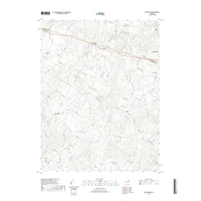 2019 Map of Rectortown, 2019 Print