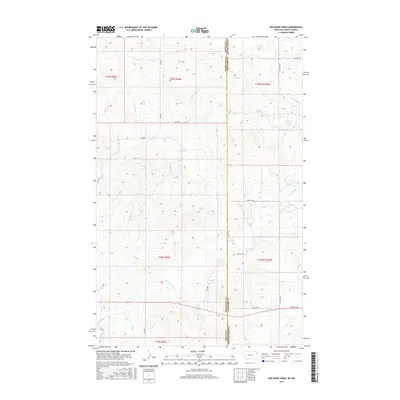 2017 Map of Red Bank Creek, 2017 Print