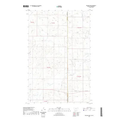 2020 Map of Red Bank Creek, 2020 Print