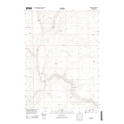 2013 Map of Red Basin, 2013 Print