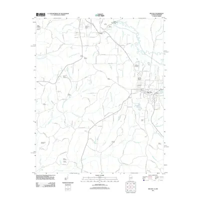 2011 Map of Red Bay, 2011 Print