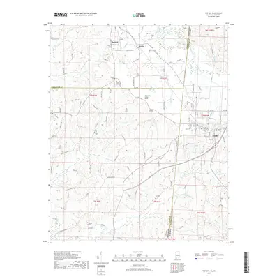 2018 Map of Red Bay, 2018 Print