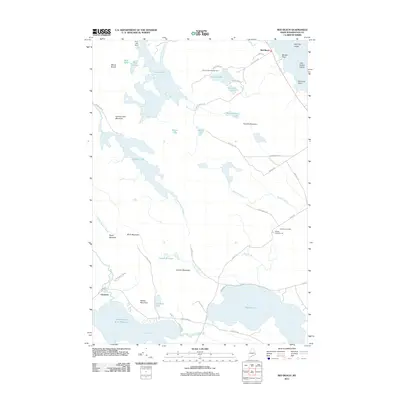 2011 Map of Red Beach, 2011 Print