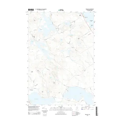 2014 Map of Red Beach, 2014 Print