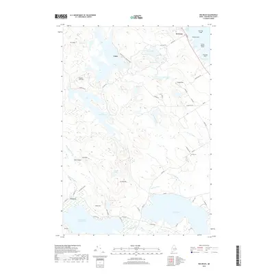 2018 Map of Red Beach, 2018 Print