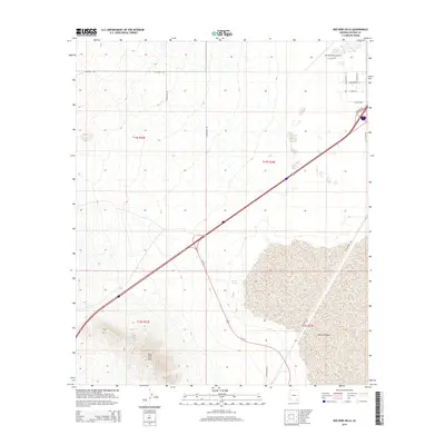 2014 Map of Red Bird Hills, 2014 Print