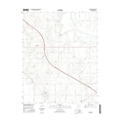 2016 Map of Red Bird, 2016 Print