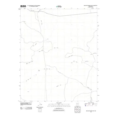2010 Map of Red Bluff Draw East, 2010 Print