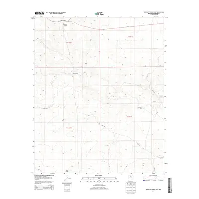 2013 Map of Red Bluff Draw East, 2013 Print