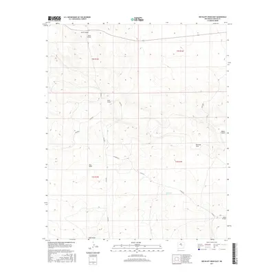 2017 Map of Red Bluff Draw East, 2017 Print