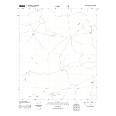 2011 Map of Red Bluff Draw, 2011 Print