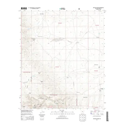 2013 Map of Red Bluff Draw, 2013 Print