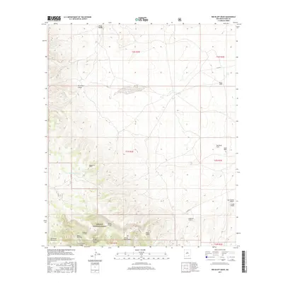 2017 Map of Red Bluff Draw, 2017 Print