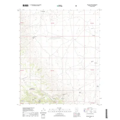 2020 Map of Red Bluff Draw, 2020 Print
