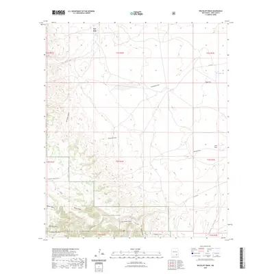 2023 Map of Red Bluff Draw, 2023 Print