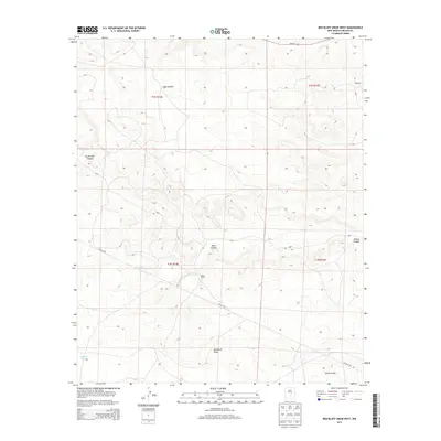 2013 Map of Red Bluff Draw West, 2013 Print
