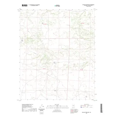 2023 Map of Red Bluff Draw West, 2023 Print