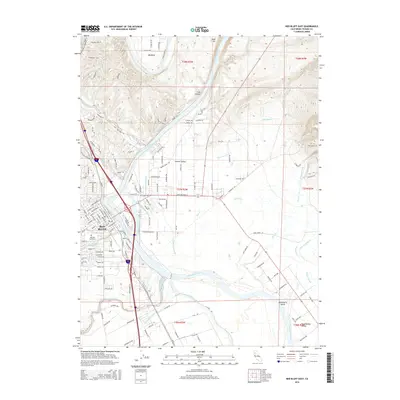 2015 Map of Red Bluff East, 2015 Print