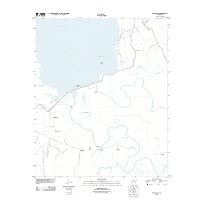 2011 Map of Red Bluff, 2011 Print