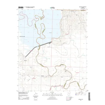 2014 Map of Red Bluff, 2014 Print