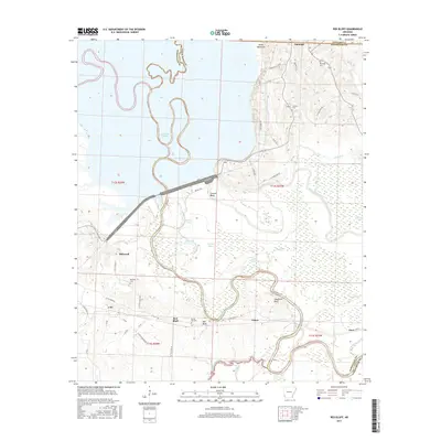 2017 Map of Red Bluff, 2017 Print