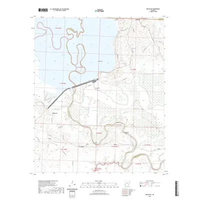 2020 Map of Red Bluff, 2020 Print
