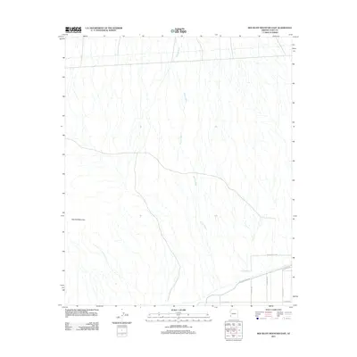 2011 Map of Red Bluff Mountain East, 2011 Print