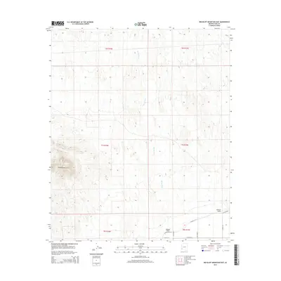 2014 Map of Red Bluff Mountain East, 2014 Print