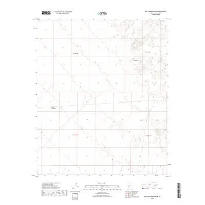 2018 Map of Red Bluff Mountain NW, 2018 Print