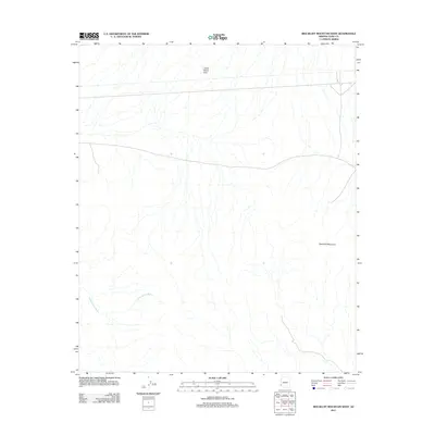 2011 Map of Red Bluff Mountain West, 2011 Print