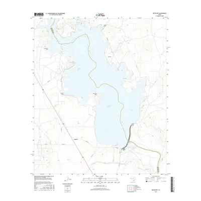 2016 Map of Red Bluff, 2016 Print