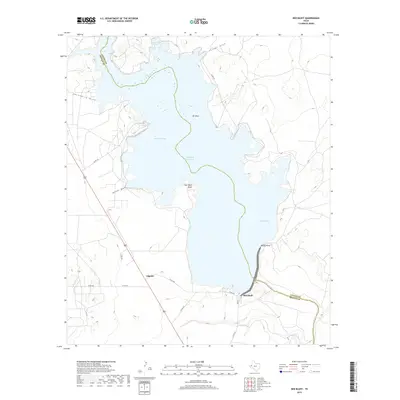 2019 Map of Red Bluff, 2019 Print