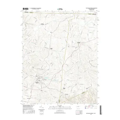 2016 Map of Red Boiling Springs, 2016 Print
