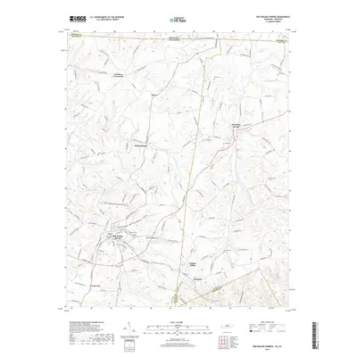 2019 Map of Red Boiling Springs, 2019 Print