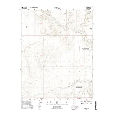 2017 Map of Red Breaks, 2017 Print