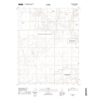 2020 Map of Red Breaks, 2020 Print